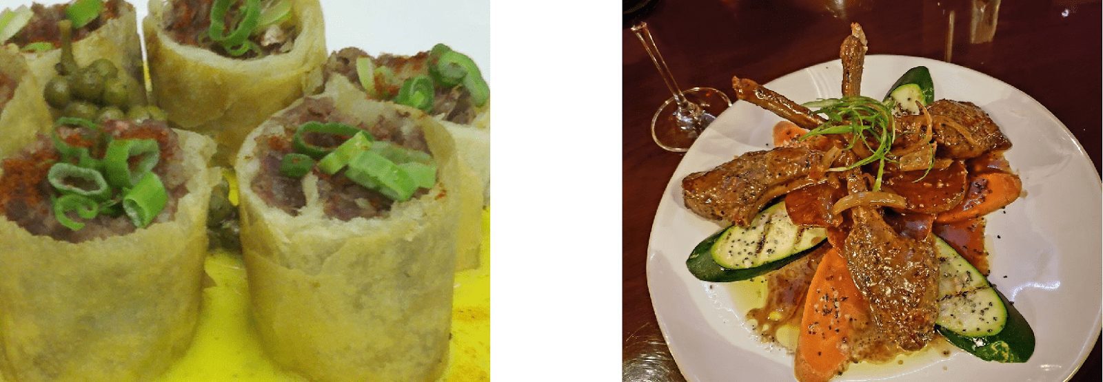 Brand Photo Comparison Of Two Food Dishes From Same Restaurant To Demonstrate Importance Of Quality Photos