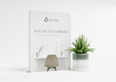 master your brand workbook with plant upright